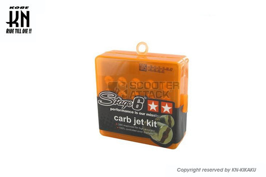 メインジェットセット 【デロルトキャブ用】 60-82番【10本セット】(ネジ径=6mm)