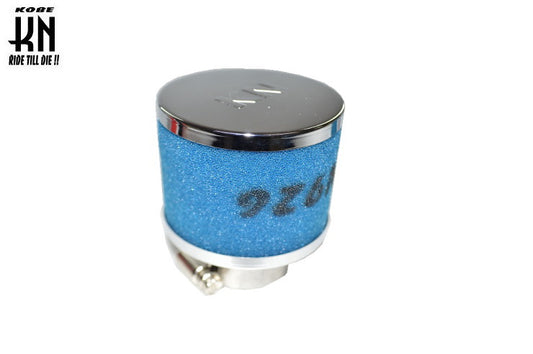 ノーマルキャブ用 KN926 汎用パワーフィルター ストレート 【ブルー】