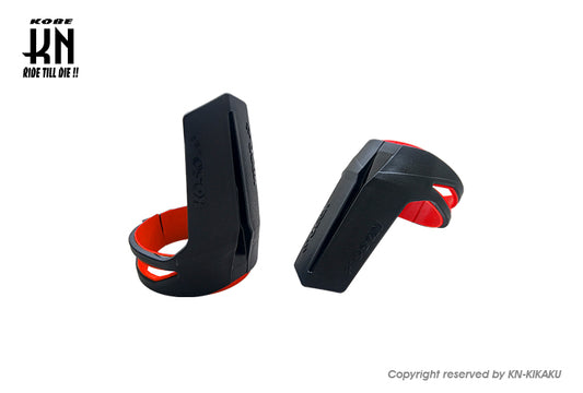 KOSO フロントフォーク ダストカバー【レッド】汎用