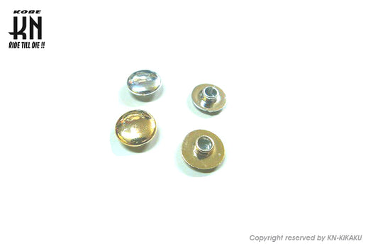 ヘックスボルト用 ヘッドキャップ 穴径8mm【M10ボルト用】シルバーメッキ【2個入】
