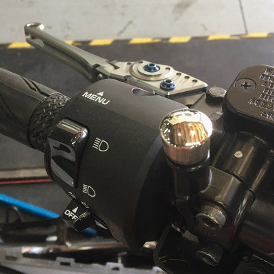 ヘックスボルト用 ヘッドキャップ 穴径8mm【M10ボルト用】シルバーメッキ【2個入】