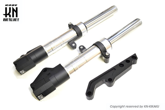 スーパーフロントフォーク【シルバー】シグナスX 【2/3型】245mm/STDキャリパー