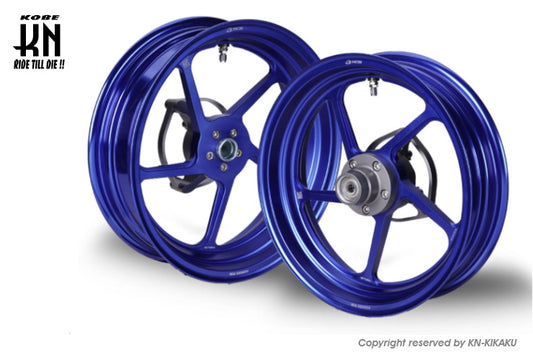 RCB 鍛造ホイール前後セット【FG506】【NMAX125/155】ブルー