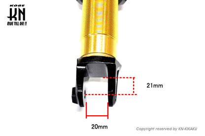 YSS DTG-PLUS 強化リアショック 320mm 【ベンリー110】レッド