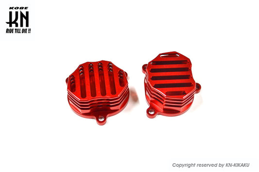 KN企画 ビレットタペットカバー タイプ2【シグナスX/BWS125】レッド