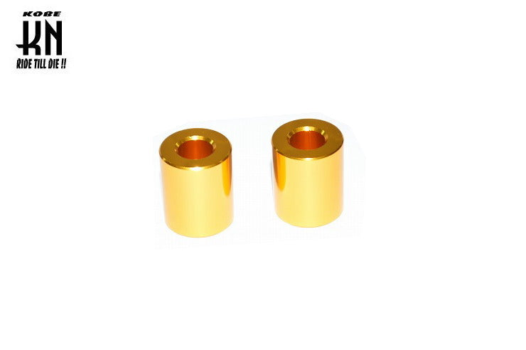 M8用 アルミカラーセット【厚さ20mm】ゴールド