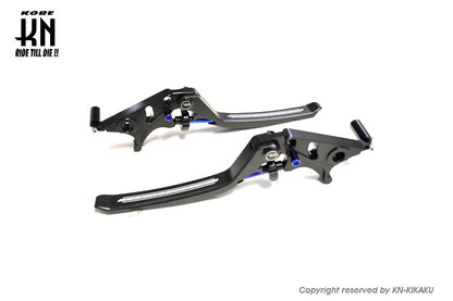 AR APEXX 調整式ブレーキレバー左右セット【NMAX125/155】ブラック