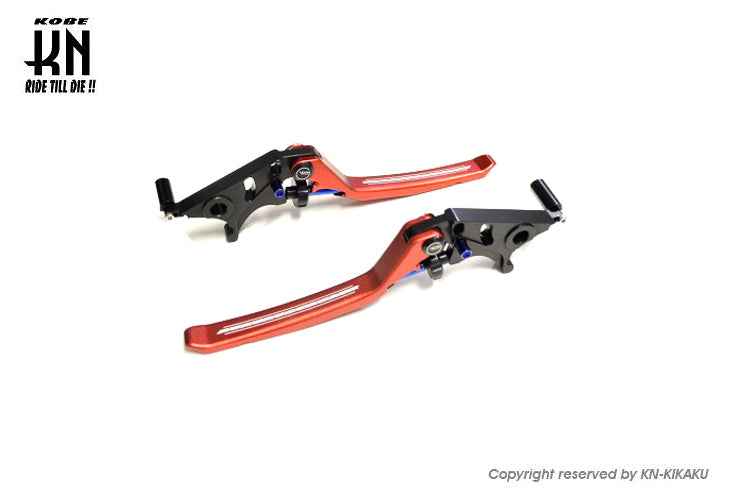 AR APEXX 調整式ブレーキレバー左右セット【NMAX125/155】レッド