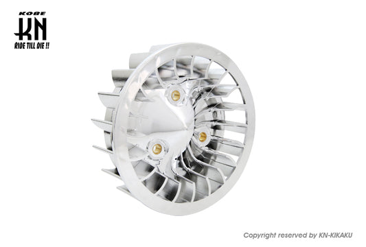 KN×KOSO 強化クーリングファン【メッキ】 for JOG