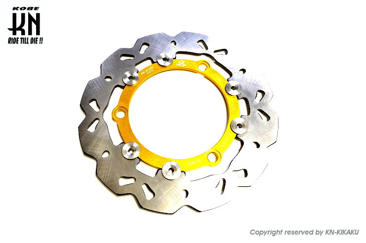 RCB フローティングタイプディスク230mm【NMAX125/155】ゴールド【S-SERIES】リア