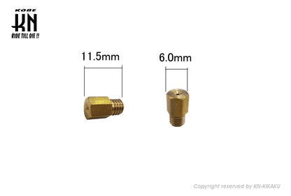 メインジェットセット 6点セット【ミクニ六角大】115/120/125/130/135/140