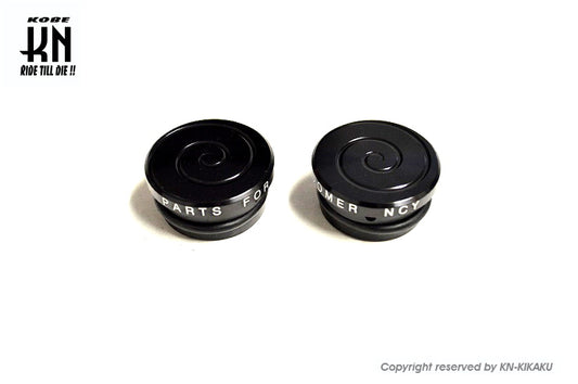 NCY ビレットフレームサイドキャップ【ZOOMER/RUCKUS】ブラック