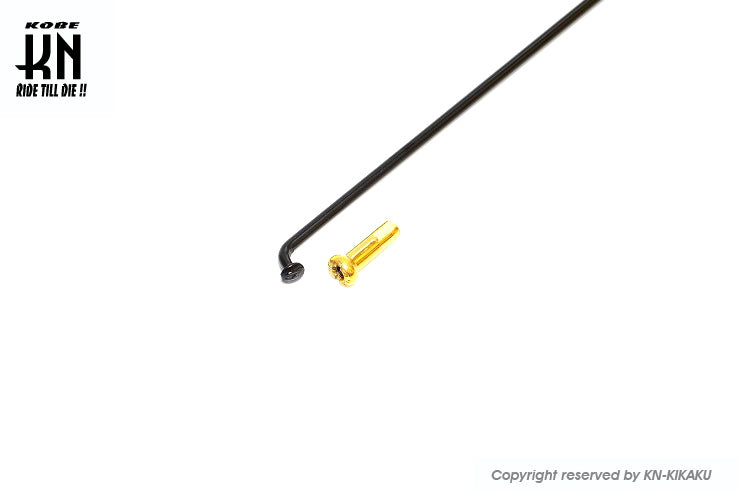 RCB リム専用スポーク【157-9】ブラックスポーク/ゴールド RCB リム専用スポーク【157-9】ブラックスポーク/ゴールド