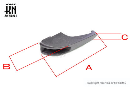 汎用フック　【プラスチック/ブラック】タイプ3 【アウトレット】
