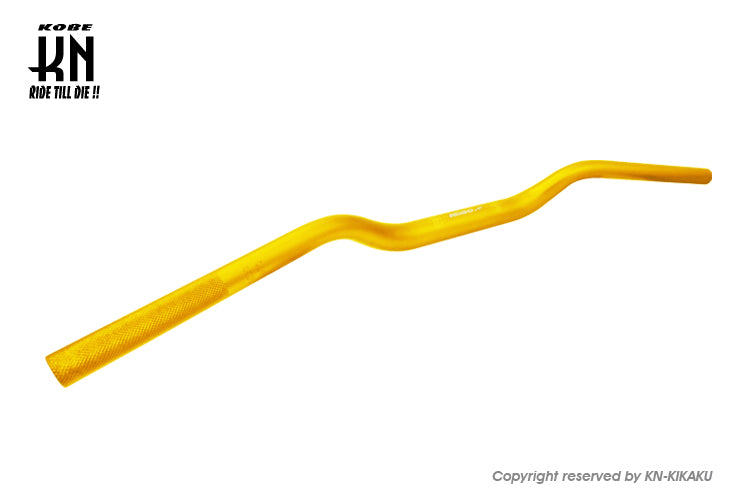 KOSOハンドルバー2【取付部28.6mm/ハンドルグリップ部22.2mm】ゴールド