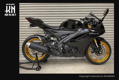 RCB アルミバックステップ【YZF-R125/R15/MT125】S2-V2シリーズ【ブラック】