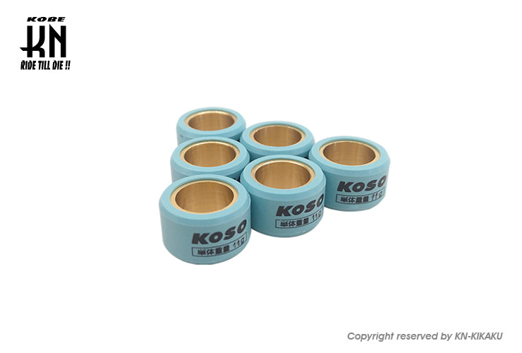 KOSO レーシングウエイトローラー 20×12【12.5 G】