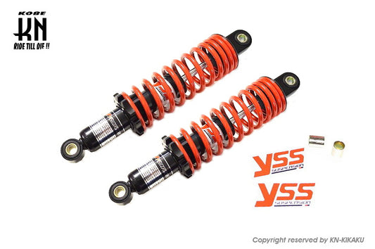 YSS リアショック 280mm【ブラック/レッド】カブ,モンキー系【HYBRID シリーズ】