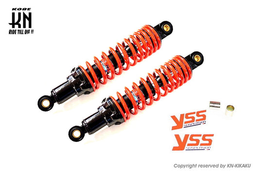 YSS リアショック 280mm【ブラック/レッド】カブ,モンキー系