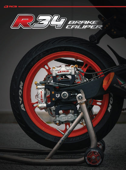 RCB ラジアルキャリパー 右用【108mmピッチ】ブラック