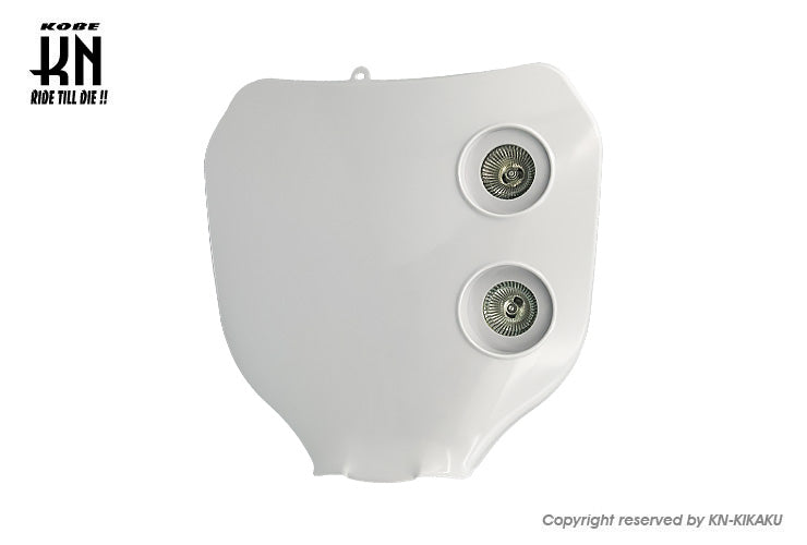 モトクロスカウル 【ゼッケンカウル】 ホワイト