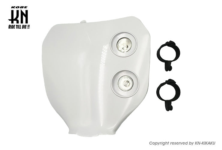 モトクロスカウル 【ゼッケンカウル】 ホワイト