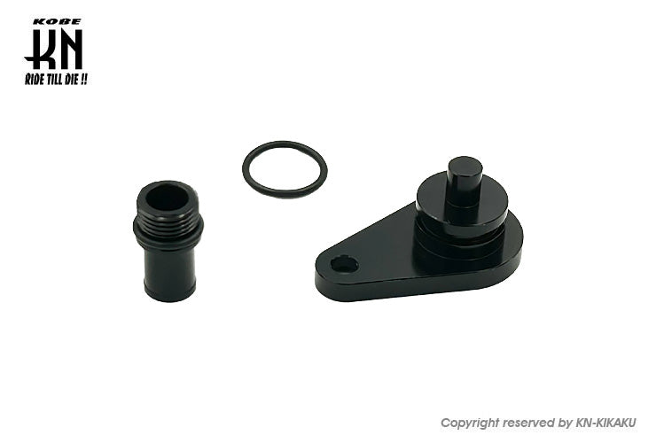 KN ビレットヘッドカバー【グリファス/BWS125/XFORCE/NMAX】ブラック