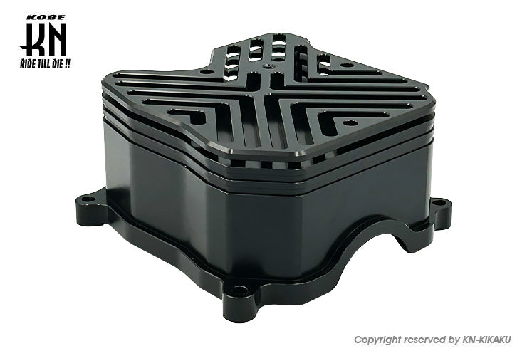 KN ビレットヘッドカバー【グリファス/BWS125/XFORCE/NMAX】ブラック