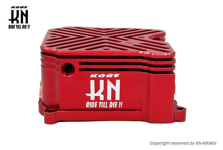 KN ビレットヘッドカバー【グリファス/BWS125/XFORCE/NMAX】レッド