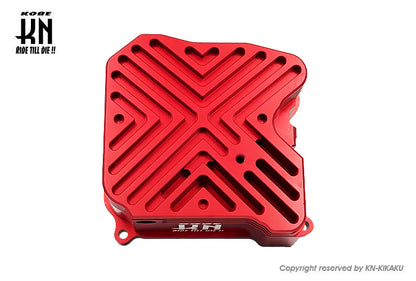 KN ビレットヘッドカバー【グリファス/BWS125/XFORCE/NMAX】レッド