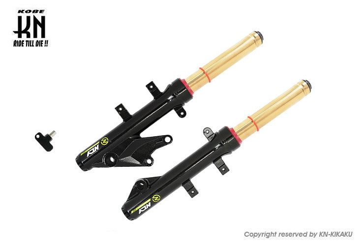 KN企画 NCY フロントフォーク マジェS SMAX 250320112 KN企画 NCY フロントフォーク（N-17）チタンブラックカラー/シグナス