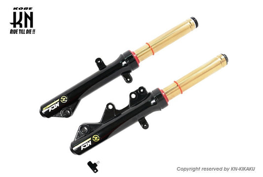 NCY フロントフォーク【N-21】減衰力/イニシャル調整式【シグナスX,2型3型】ゴールド