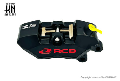 RCB 30周年記念 4POT ブレーキキャリパー R1 SERIES【40㎜ピッチ/右】ブラック