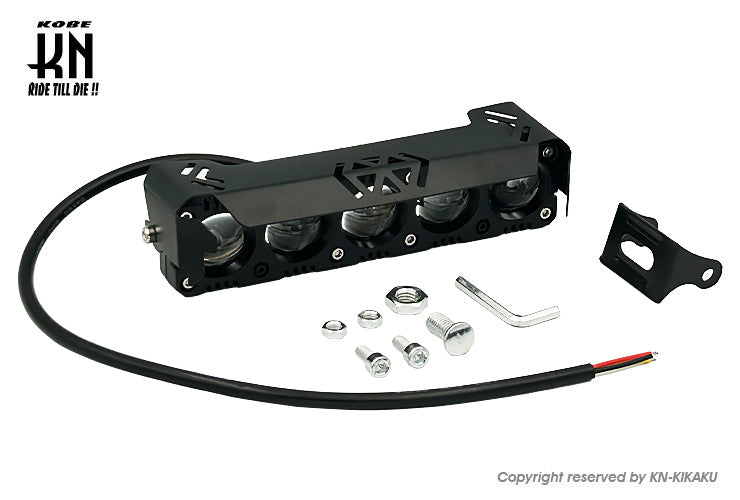 汎用LEDヘッドライト【5連】魚眼タイプ