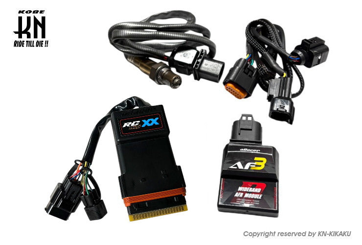 aRacer(アレーサー)【RC MiniXX コンプリートECU+AF3 ワイドバンドO2センサーLSU4.9付属 空燃比モジュール】ハンターカブ/CT125【JA55】