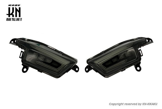 LEDウインカーアッセン【シグナスX4型/国内/台湾仕様】ホワイト/スモークレンズ