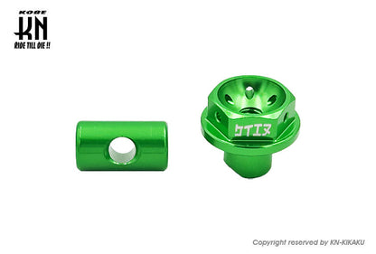 汎用ブレーキクランプセット【タイプ3】6mm【HONDA/YAMAHA系】グリーン