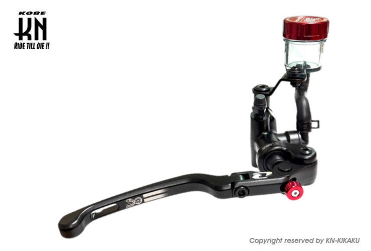 RCB 30周年記念 鍛造ラジアルポンプマスターシリンダー【S1-FL】14mm【右】& 汎用クラッチ/ブレーキレバーアッセン【左】