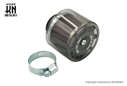 汎用 パワーフィルターストレート【タイプ2】ブラック 【35mm~37mm】