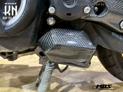 MOS カーボンブラケットロックカバー【TMAX530-6型,TMAX560-7/8型】2017-2024