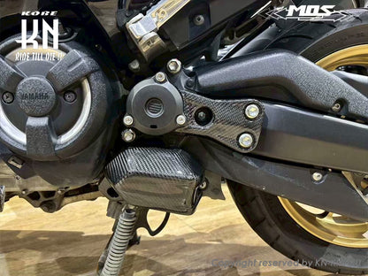 MOS カーボンスイングアームカバー【TMAX530-6型,TMAX560-7/8型】2017-2024