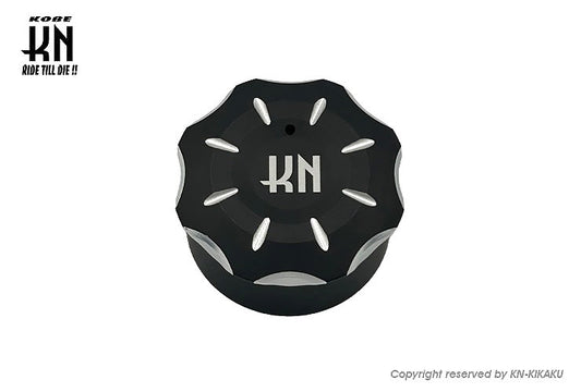 ビレットデュアルオイルタンクキャップ【ホンダスクーター系】シルバー