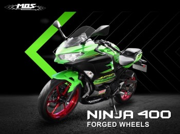 MOS 鍛造アルミホイール前後セット 【NINJA400/Z400/NINJA250