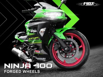 MOS 鍛造アルミホイール前後セット 【NINJA400/Z400/NINJA250