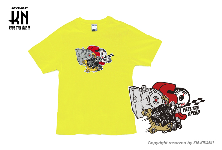 KOSO CRAZY THROTTLE BODY BOY Tシャツ【サイズM】イエロー