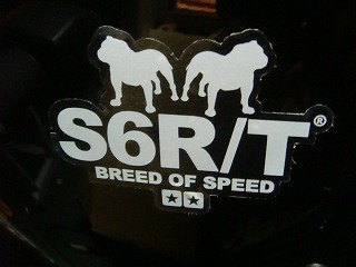 Sticker Stage6 R/T "Breed of Speed" white 91×65mm